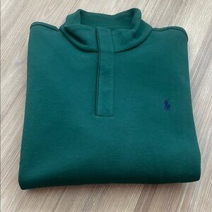 Men’s Green Polo Sweatshirt From Ralph Lauren SZ Large